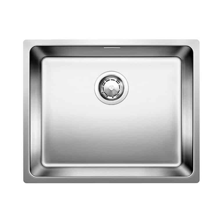 כיור מטבח בלאנקו אנדאנו 500IF מנירוסטה גרמני איכותי - כיור מטבח 54x44 ס"מ מסדרת אנדאנו מקצועית, עיצוב אלגנטי