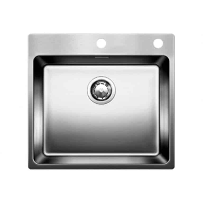 כיור מטבח בלאנקו אנדאנו 500IF/A מנירוסטה גרמני יוקרתי - כיור מטבח איכותי 54x50 ס"מ מסדרת אנדאנו פרימיום, עיצוב מתקדם