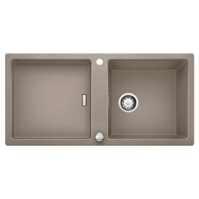 כיור סיליגרניט כפול בלאנקו אדון 6S – כולל משטח עבודה, בגודל 97.5x47.5 ס”מ