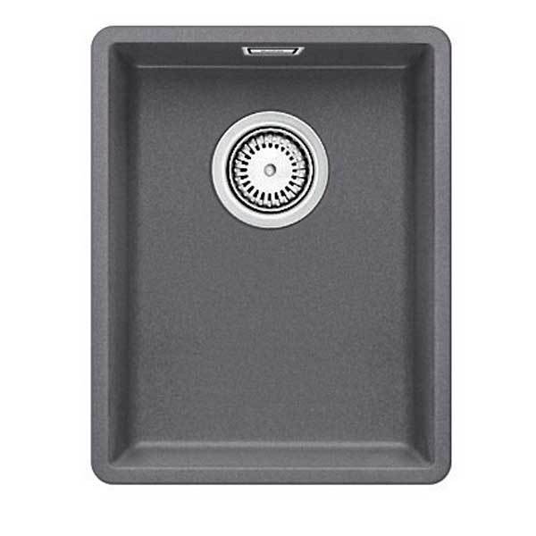 כיור מטבח בלאנקו סאבליין 320IF מסיליגרניט גרמני איכותי - כיור קומפקטי ללא שולים 34.7x42.7 ס
