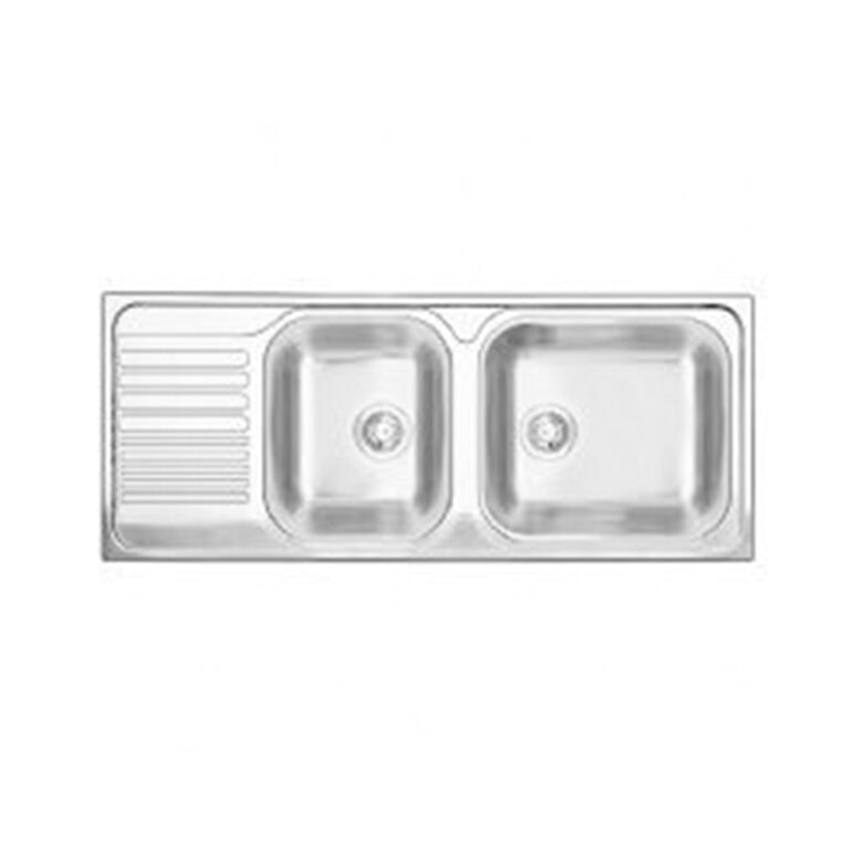 כיור מטבח בלאנקו טיפו 8S מנירוסטה גרמני פרימיום - כיור כפול 121x50 ס
