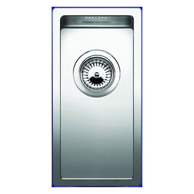 כיור מטבח בלאנקו זירוקס 180IFN מנירוסטה גרמני איכותי - כיור צר 22x44 ס"מ מסדרת זירוקס למטבח קטן או בר