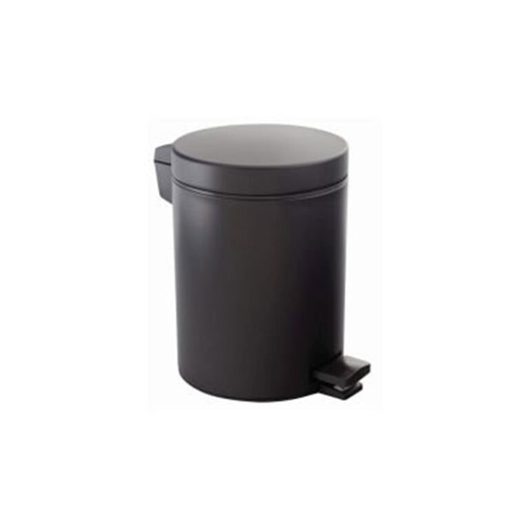 פח אשפה 3 ליטר מיני שחור מט במידות 17x23x26 ס