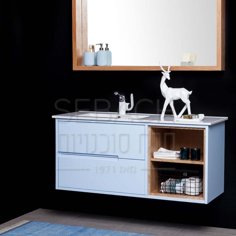 ארון אמבטיה לורן אפוקסי – מידות 90 עד 120 ס