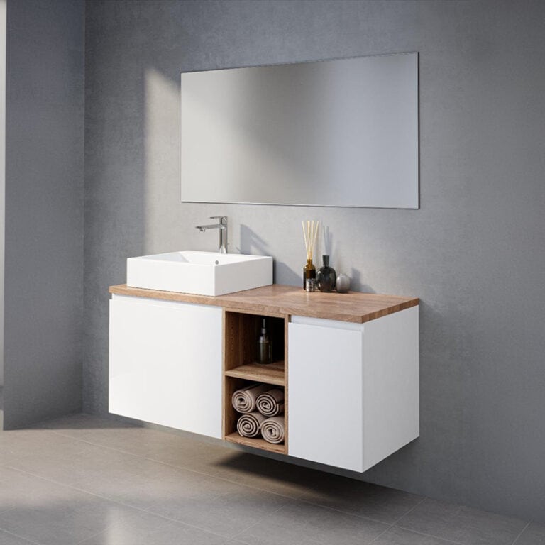 ארון אמבטיה דגם מרילין בגודל 90 ס