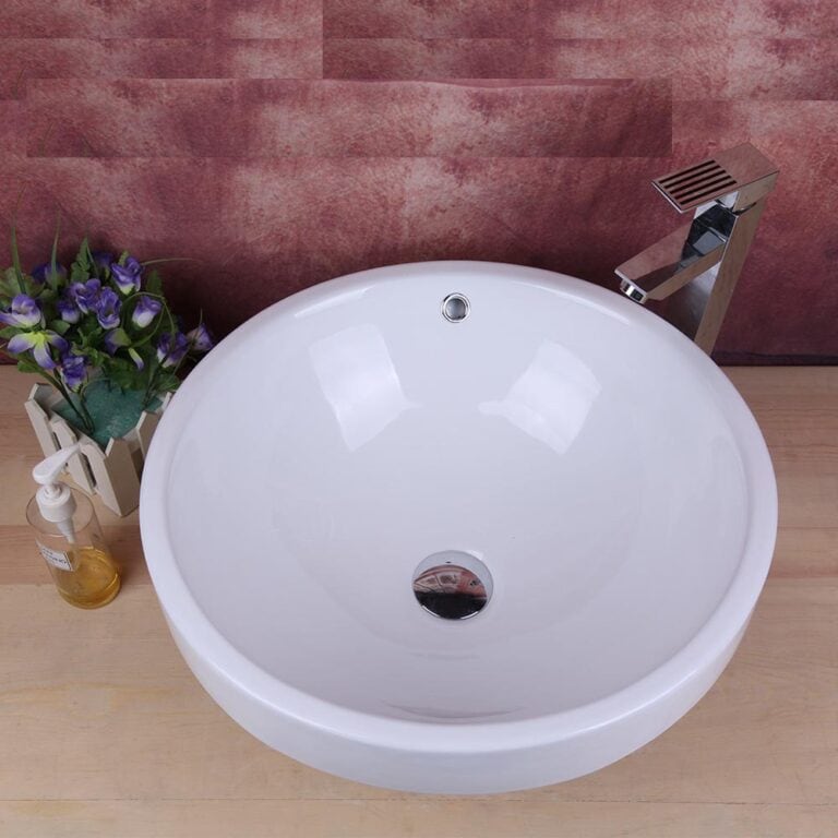 כיור מונח דגם 133012 עשוי חרס 47x47 ס