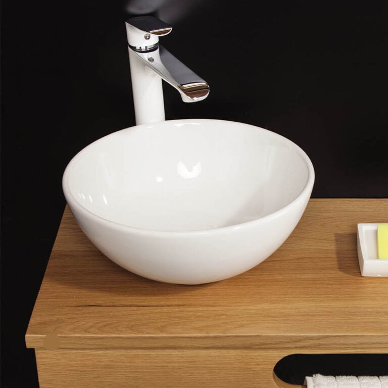 כיור מונח עגול דגם קרין בקוטר 32 ס