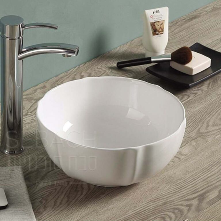 כיור מונח דגם 133031 עשוי חרס 32x32 ס