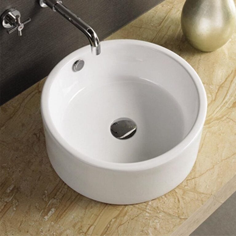 כיור מונח אובלי דגם ורד 42 ס