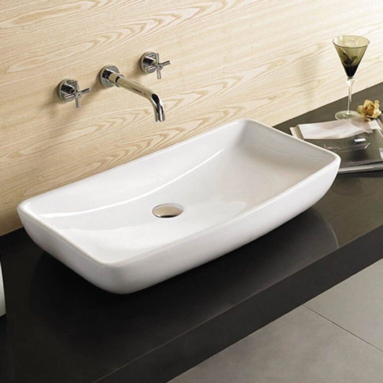 כיור חרס מונח דגם גיל, מידות 60x39x14 ס