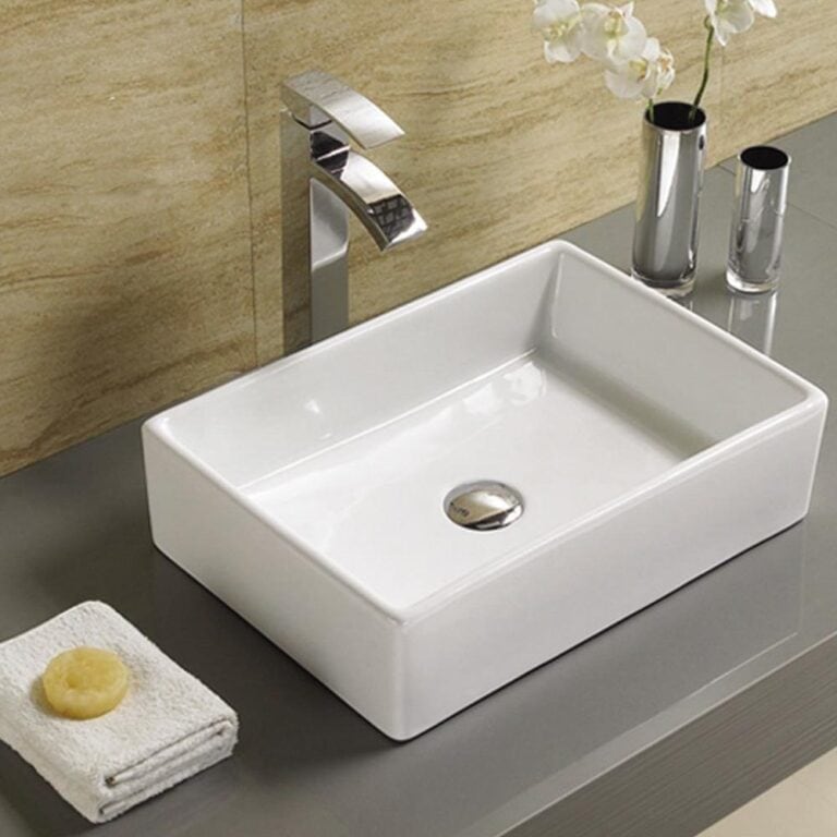 כיור חרס מונח דגם שון, מידות 47x37x15 ס